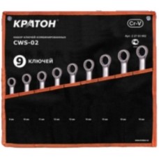 КРАТОН CWS-02 Набор комбинированных ключей
