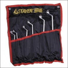 STAYER 27151-H6 (МАСТЕР) Набор ключи накидные изогнутые